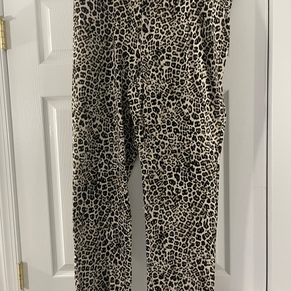 Charter Club Pants - Straight leg jeans with animal print